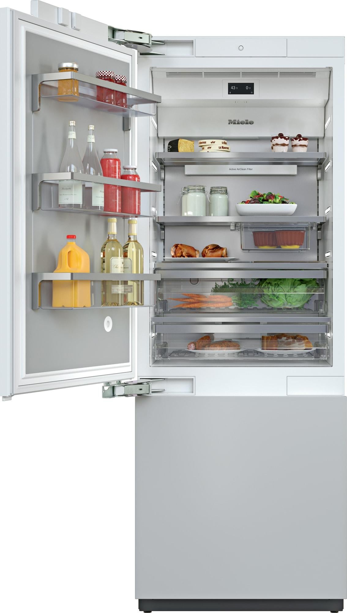 Miele KF2812VI 30 Inch Panel Ready Counter Depth Bottom Freezer Refrigerator, in Panel Ready