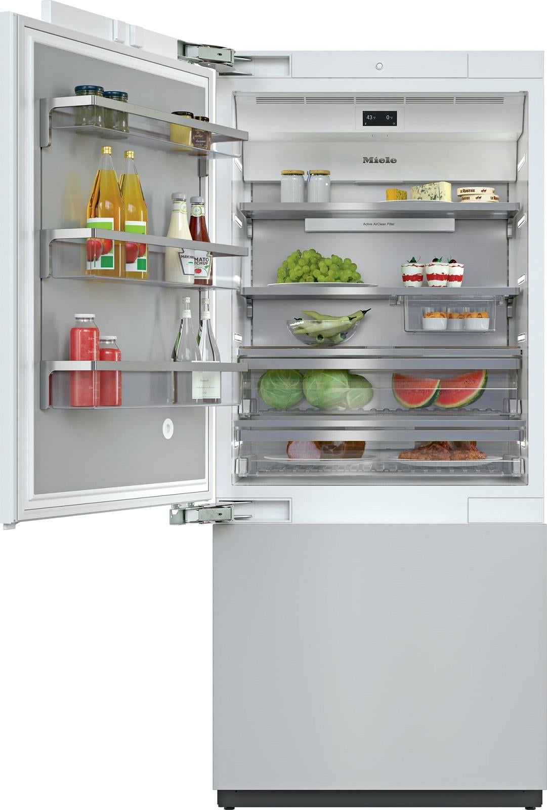 Miele KF2912VI MasterCool Series 36 Inch Counter Depth Bottom Freezer Refrigerator, in Panel Ready