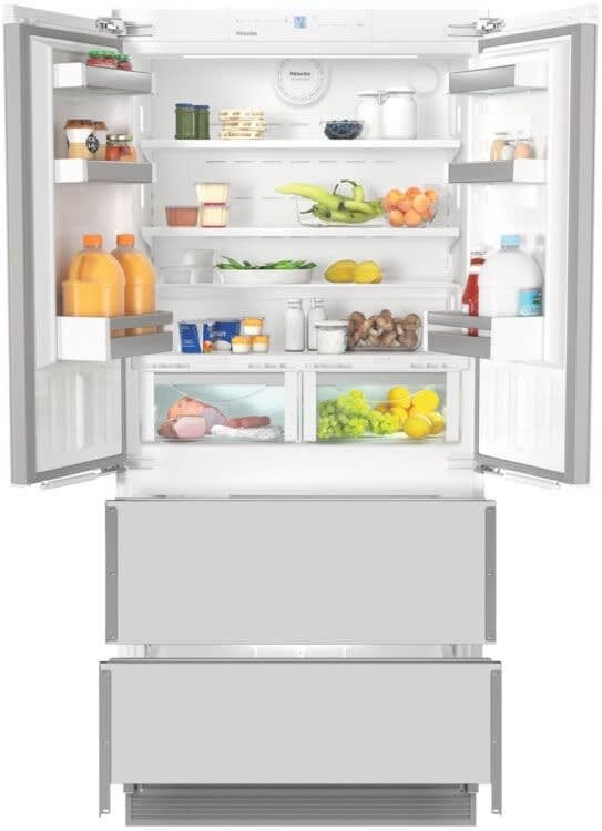 Miele 36 Inch French Door Bottom Freezer Drawers Refrigerator: Panel Ready