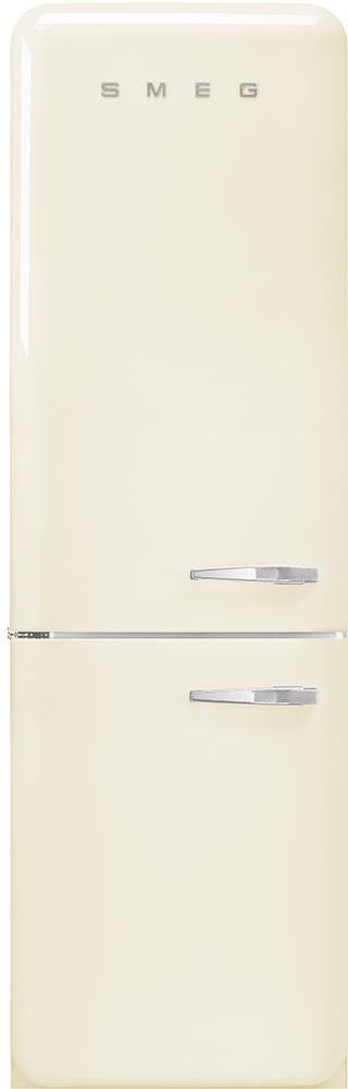 Smeg 50s Retro 24" 11.69 Cream Bottom Freezer Refrigerator - Left Hinge - Energy Star