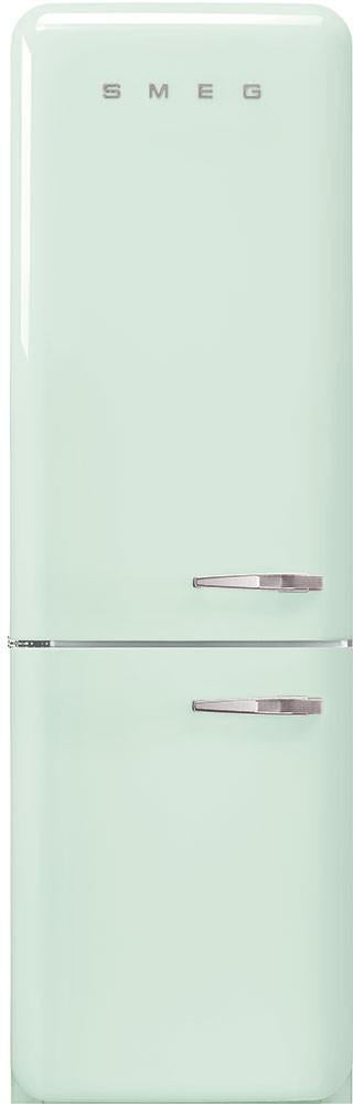 Smeg 50s Retro 24" 11.69 Pastel Green Bottom Freezer Refrigerator - Left Hinge - Energy Star