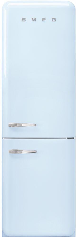 Smeg 50s Retro Series 24" 12.5 cu. ft. Pastel Blue Bottom Freezer Refrigerator - Right Hinge - Energy Star