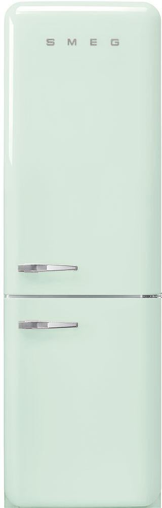 Smeg 50s Retro Series 24" 12.5 cu. ft. Pastel Green Bottom Freezer Refrigerator - Right Hinge - Energy Star