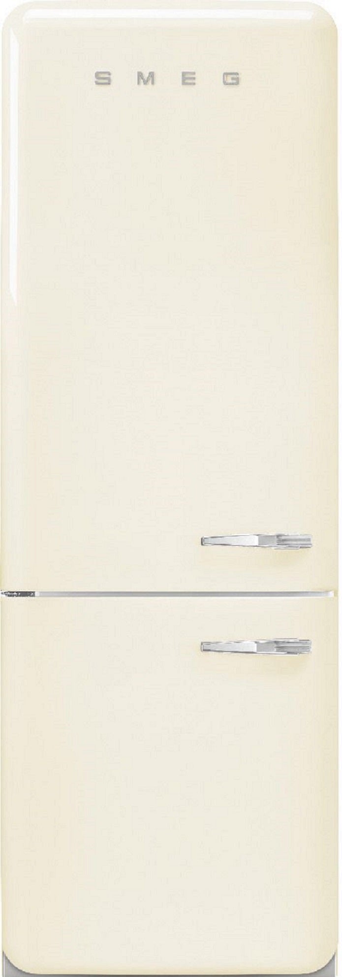 Smeg FAB38ULCR 50s Retro Style Series 28 Inch Cream Bottom Freezer Refrigerator