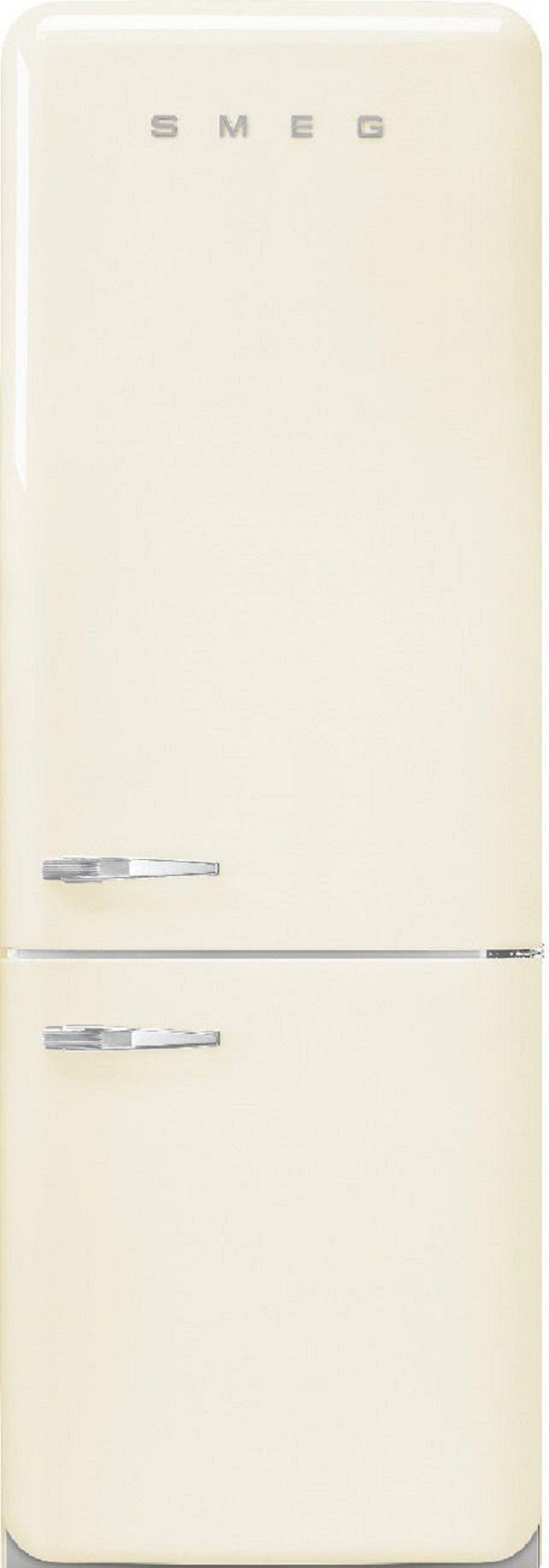 Smeg FAB38URCR 50s Retro Style Series 28 Inch Cream Bottom Freezer Refrigerator