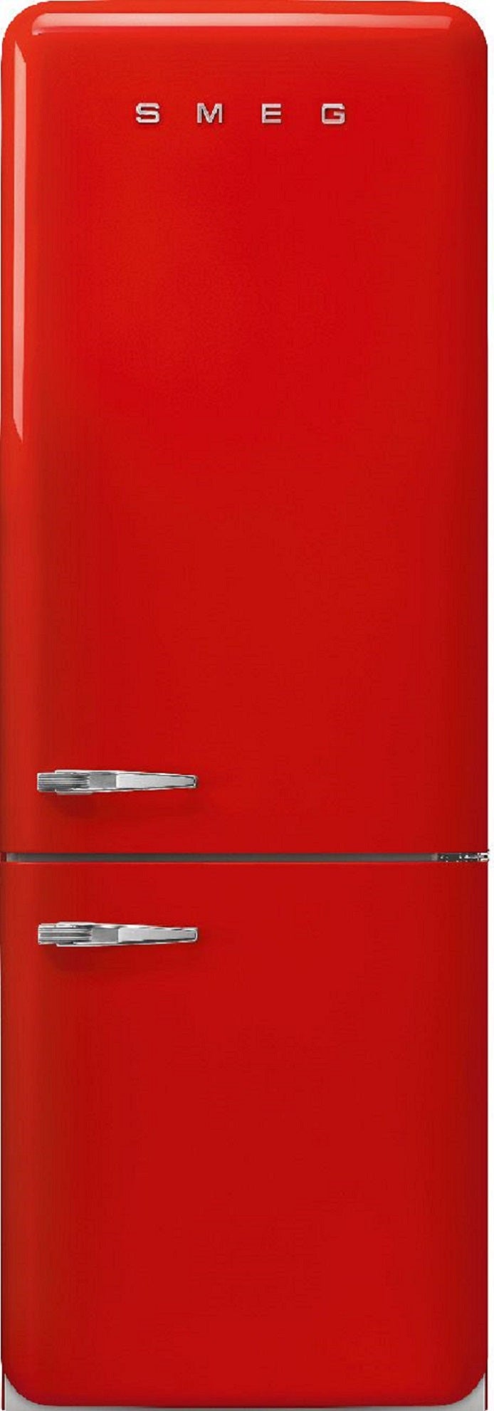 Smeg FAB38URRD 50s Retro Style Series 28 Inch Red Bottom Freezer Refrigerator