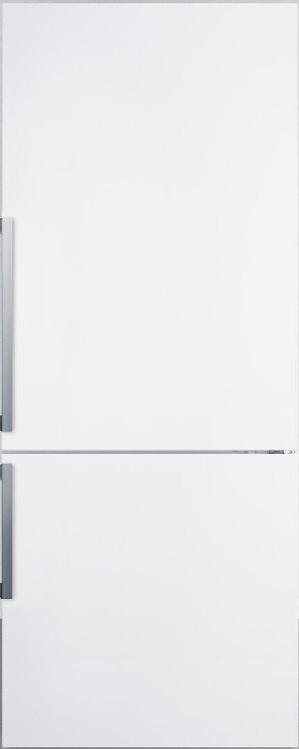 Summit 28" 16.8 cu. ft. White Bottom Freezer Refrigerator - Right Hinge - Energy Star