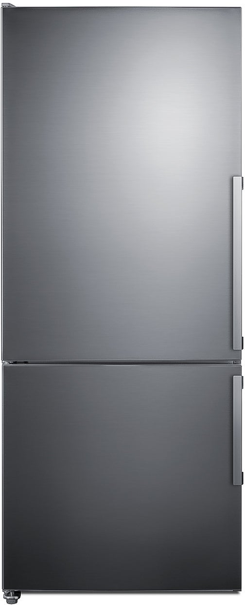Summit FFBF284SSIMLHD 28 Inch Stainless Steel Counter Depth Bottom Freezer Refrigerator
