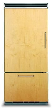 Viking 36 Inch Built-In Bottom-Freezer Refrigerator with 20.4 cu. ft. Total Capacity, Air Purifier, 2 Deli Drawers, Spillproof Glass Shelves, 2 Humidity Zones, Aluminum Door Bins and Sabbath Mode: Panel Ready, Left Hinge