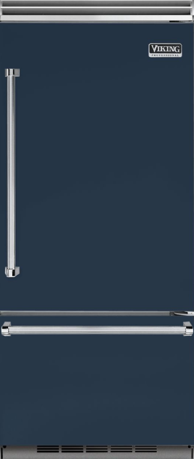 Viking VCBB5363ERSB 5 Series 36 Inch Slate Blue Counter Depth Bottom Freezer Refrigerator