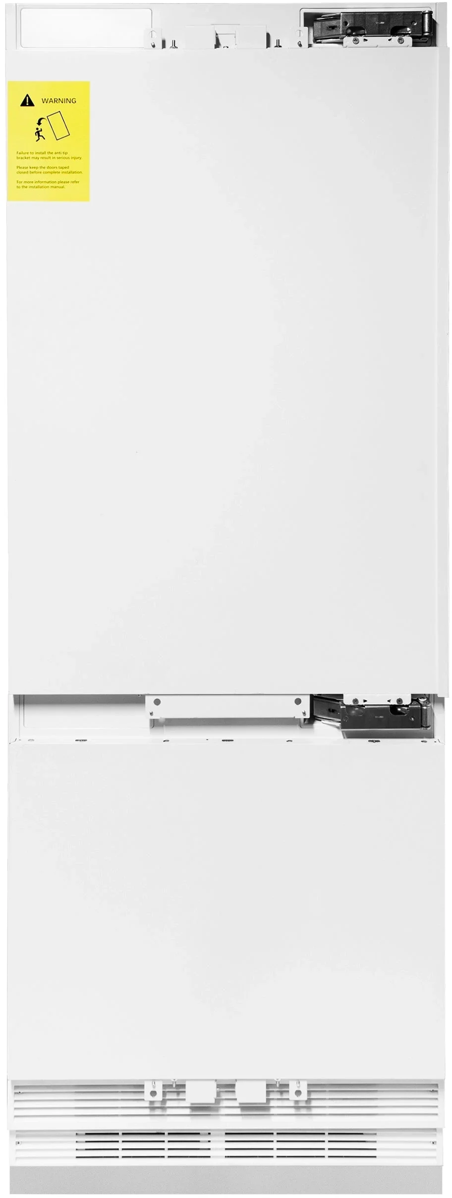 Z Line 30 Inch 16.1 cu. ft. Built-In 2-Door Bottom Freezer Refrigerator with Internal Water and Ice Dispenser: Panel Ready