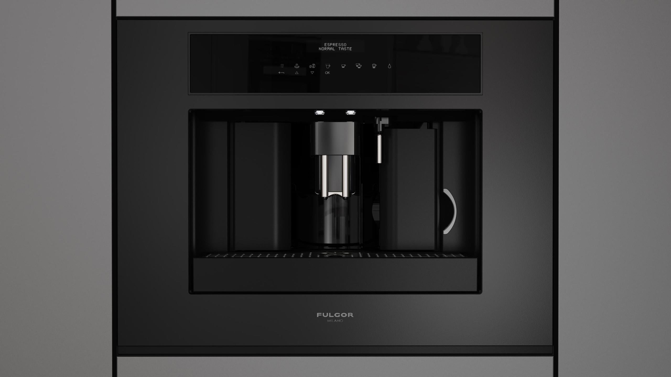 Fulgor Milano F7MBC24MB1 24 Inch Matteo 700 Series Built-In Fully Automatic Coffee Machine: