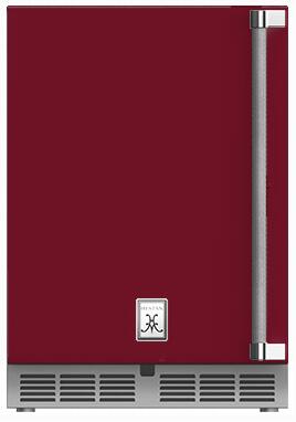 Hestan GRSL24BG  24 Inch Compact Refrigerator, in Tin Roof Burgundy