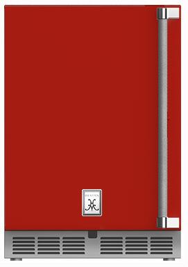 Hestan GRSL24RD 24 Inch Compact Refrigerator, in Matador Red