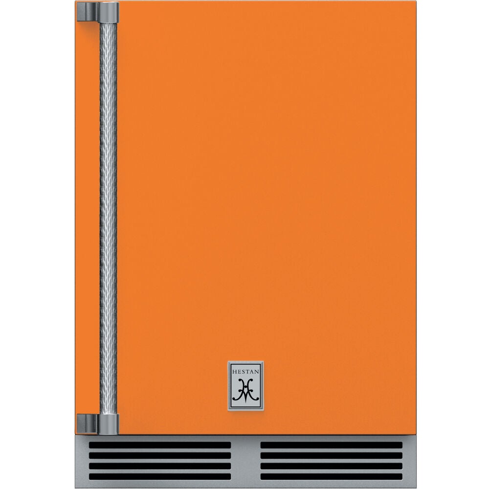 Hestan GRSR24OR 24 Inch Compact Refrigerator, in Citra Orange