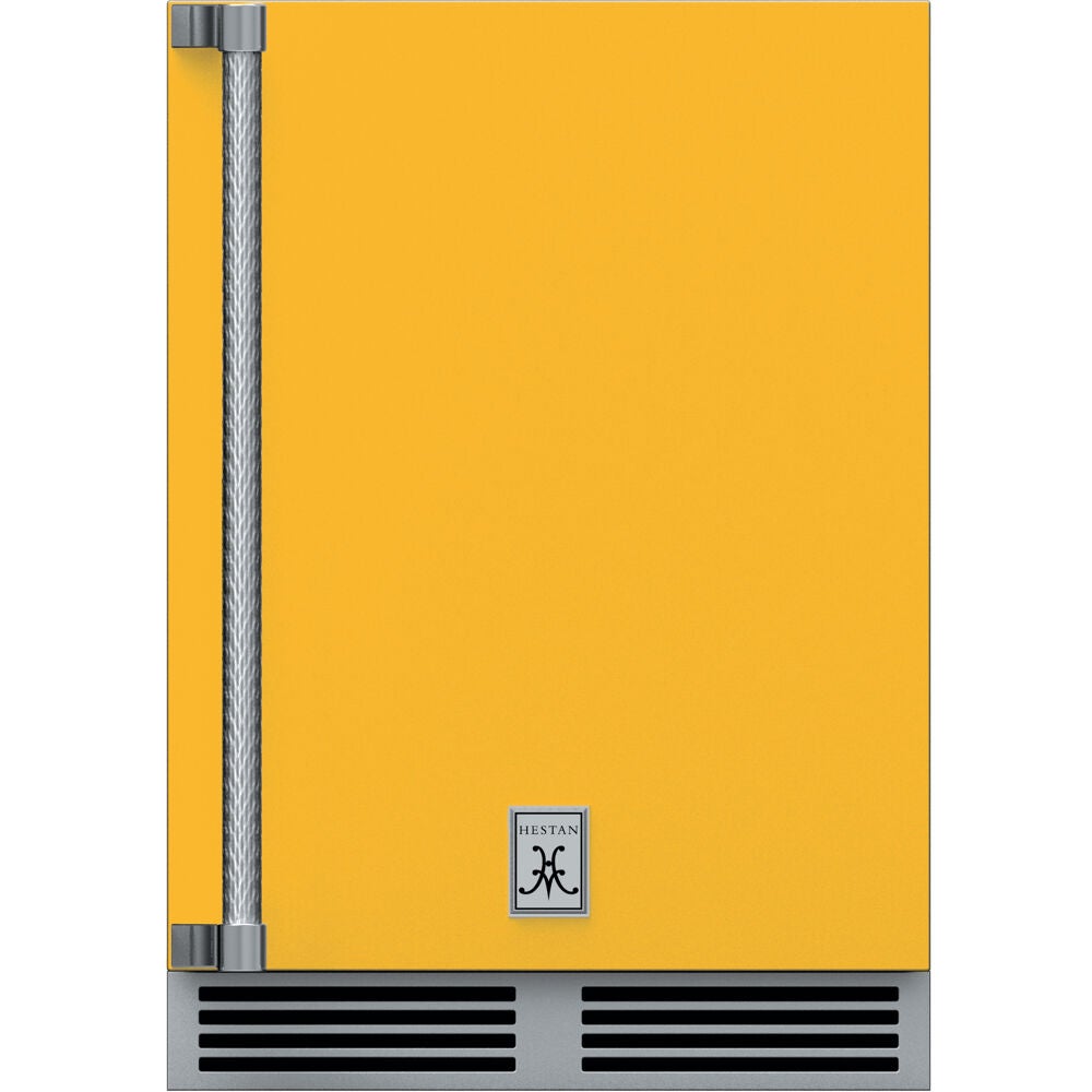 Hestan GRSR24YW  24 Inch Compact Refrigerator, in Sol Yellow