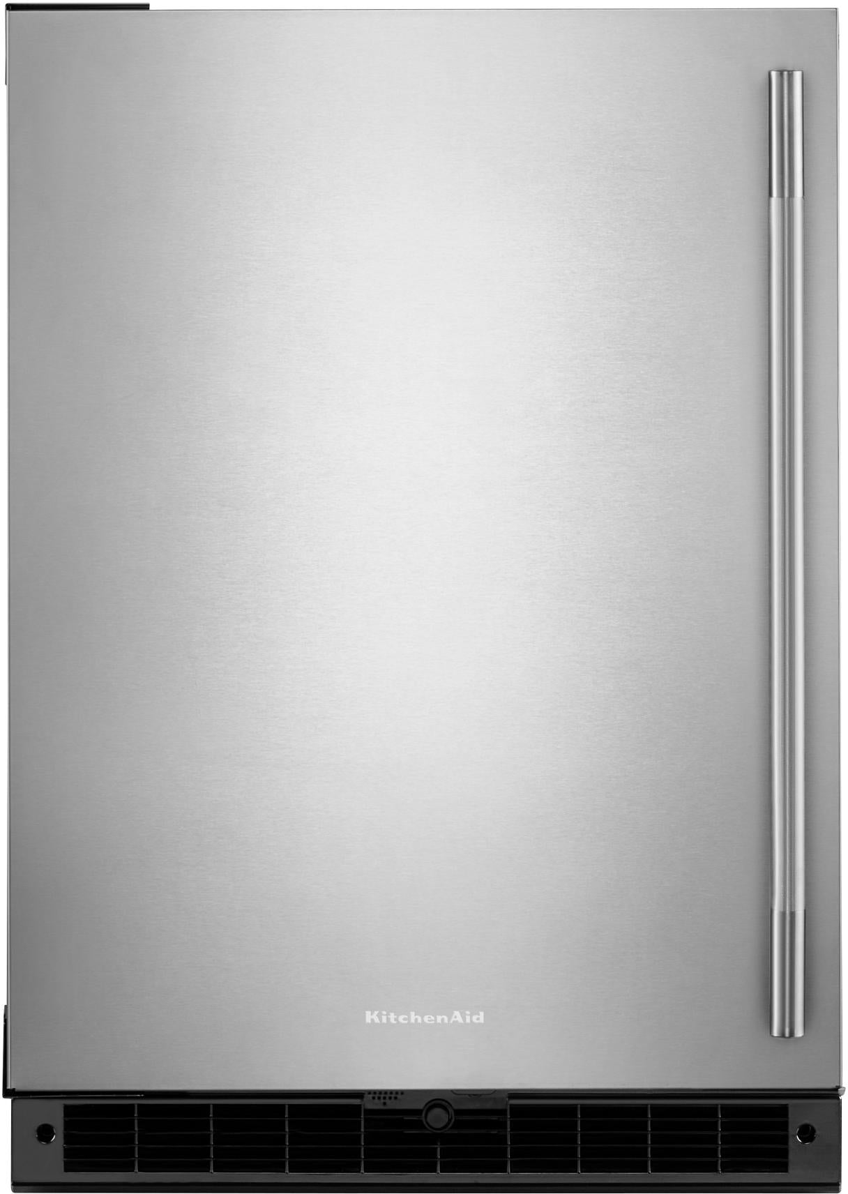 KitchenAid 24 Inch 5 Cu. Ft. Undercounter Refrigerator: Stainless Steel