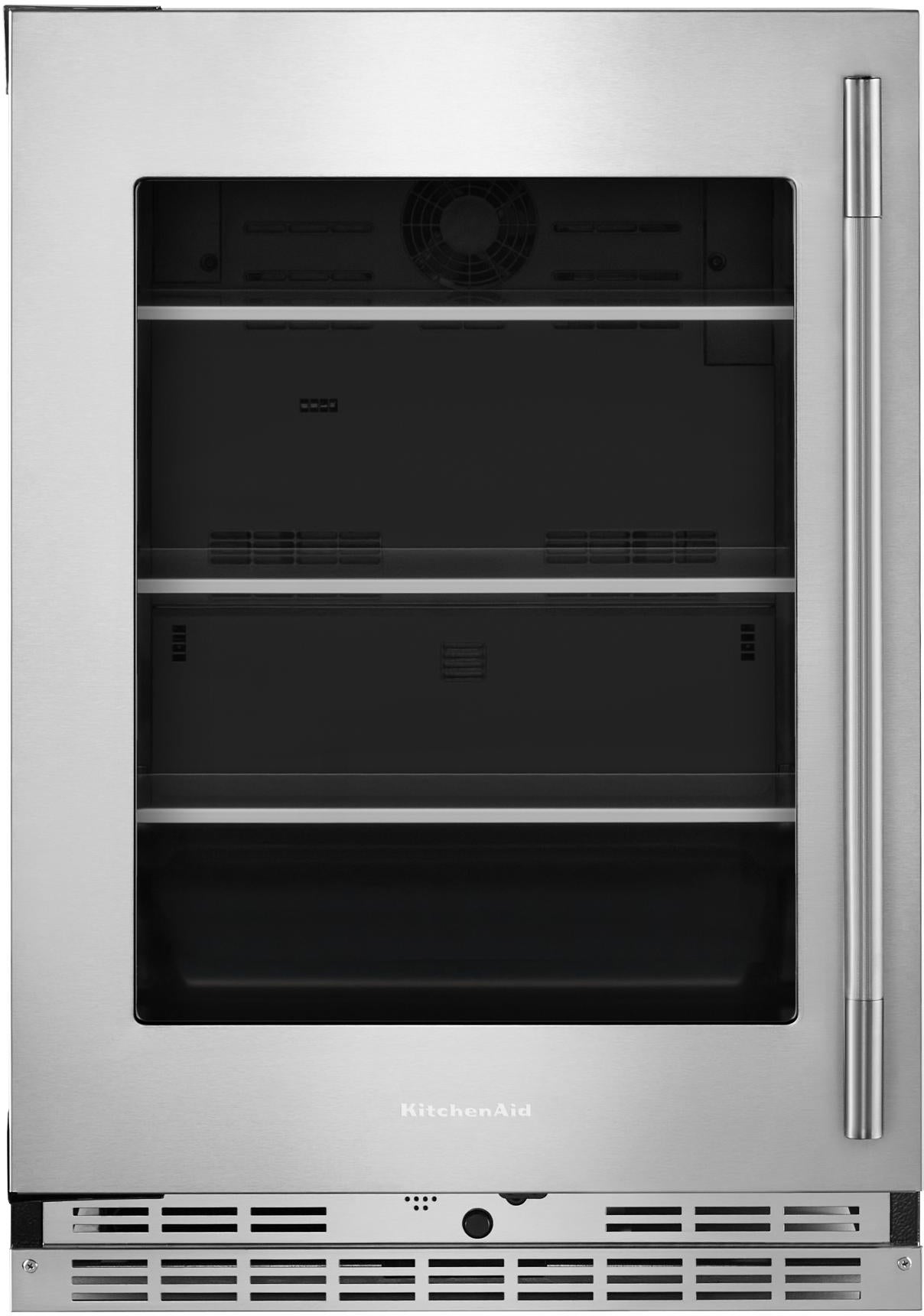 KitchenAid 24 Inch 5 Cu. Ft. Undercounter Refrigerator: Stainless Steel