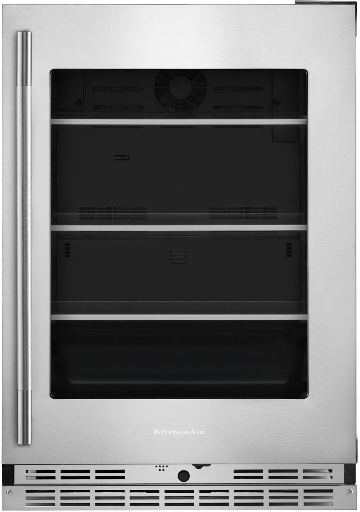 KitchenAid 24 Inch 5 Cu. Ft. Undercounter Refrigerator: Stainless Steel