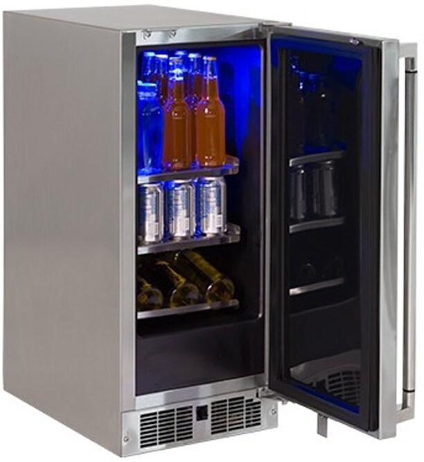 Lynx LN15REFR Professional Series 15 Inch Counter Depth Compact Refrigerator, in Stainless Steel