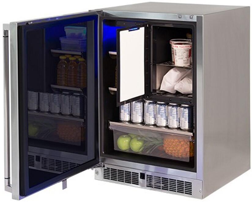 Lynx LN24REFCL 24 Inch Counter Depth Compact Refrigerator, in Stainless Steel