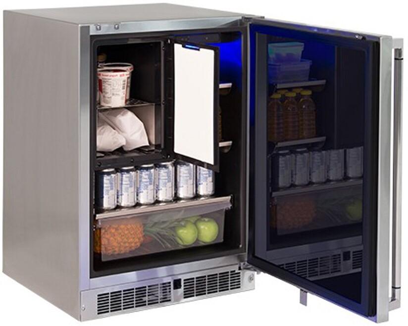 Lynx LN24REFCR 24 Inch Counter Depth Compact Refrigerator, in Stainless Steel