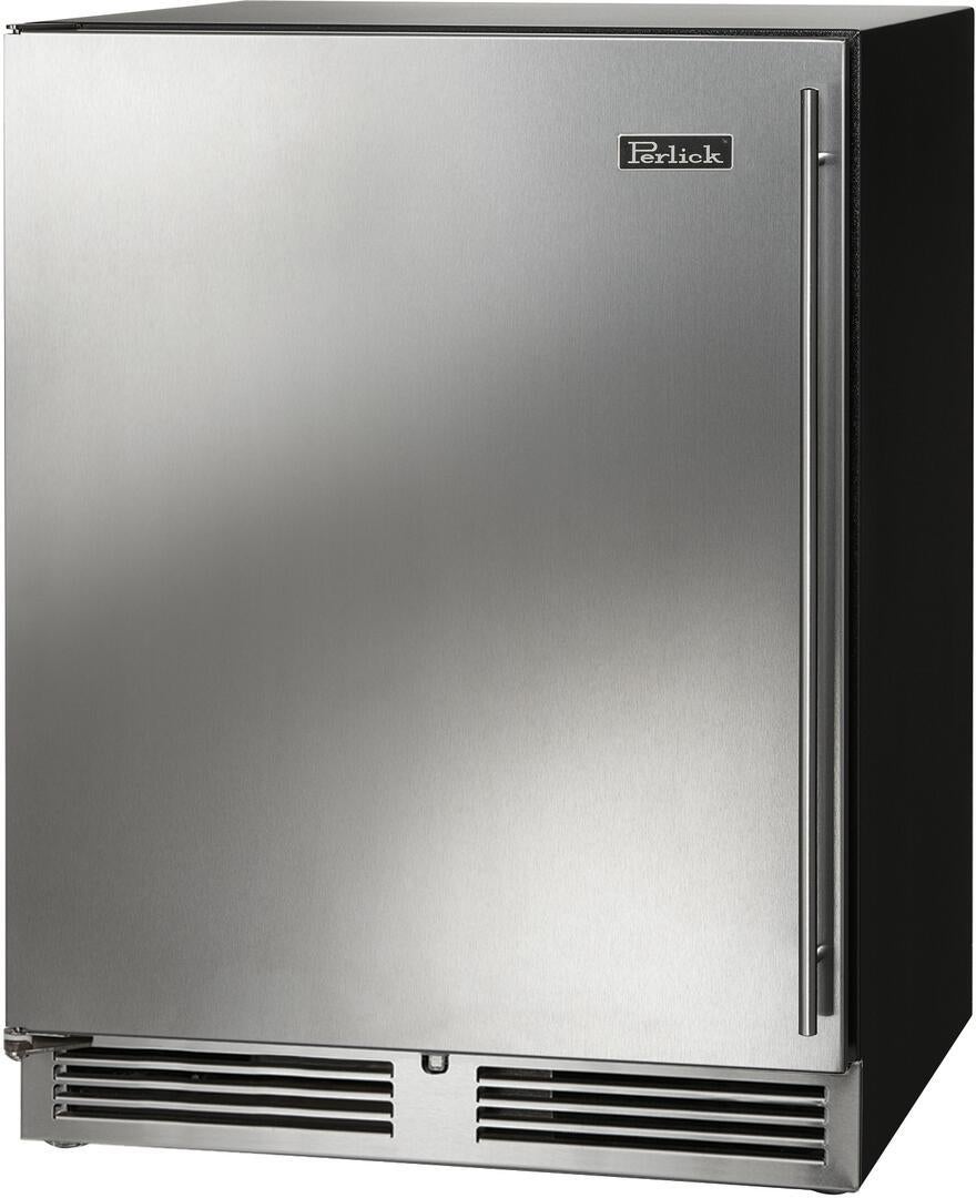 Perlick HC24RB41L C Series 24 Inch Counter Depth Compact Refrigerator, in Stainless Steel