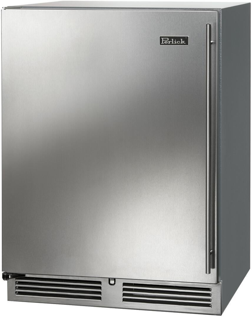 Perlick HC24RO41L C Series 24 Inch Counter Depth Compact Refrigerator, in Stainless Steel