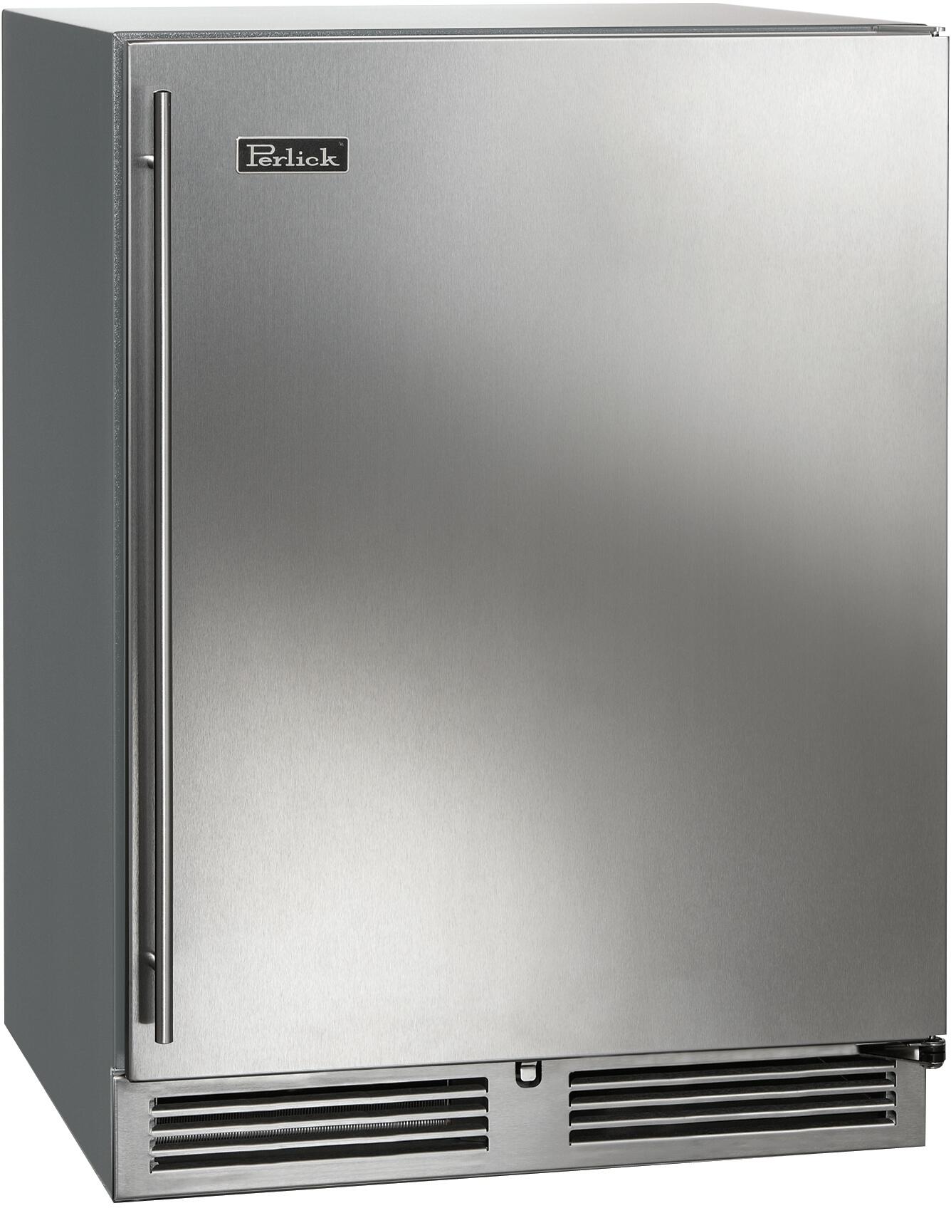 Perlick HC24RO41RL C Series 24 Inch Counter Depth Compact Refrigerator, in Stainless Steel