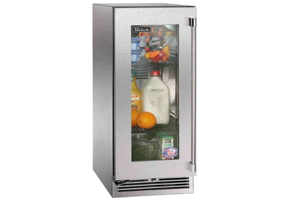 Perlick HP15RM42L  Signature Series 15 Inch Built-In Counter Depth Compact Refrigerator