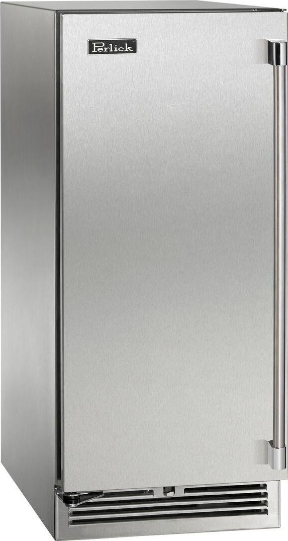 Perlick HP15RS41L Signature Series 15 Inch Counter Depth Compact Refrigerator, in Stainless Steel