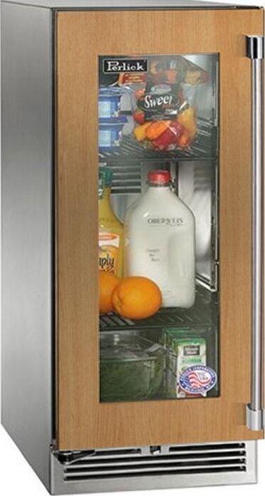 Perlick HP15RS44L Signature Series 15 Inch Counter Depth Compact Refrigerator, in Panel Ready