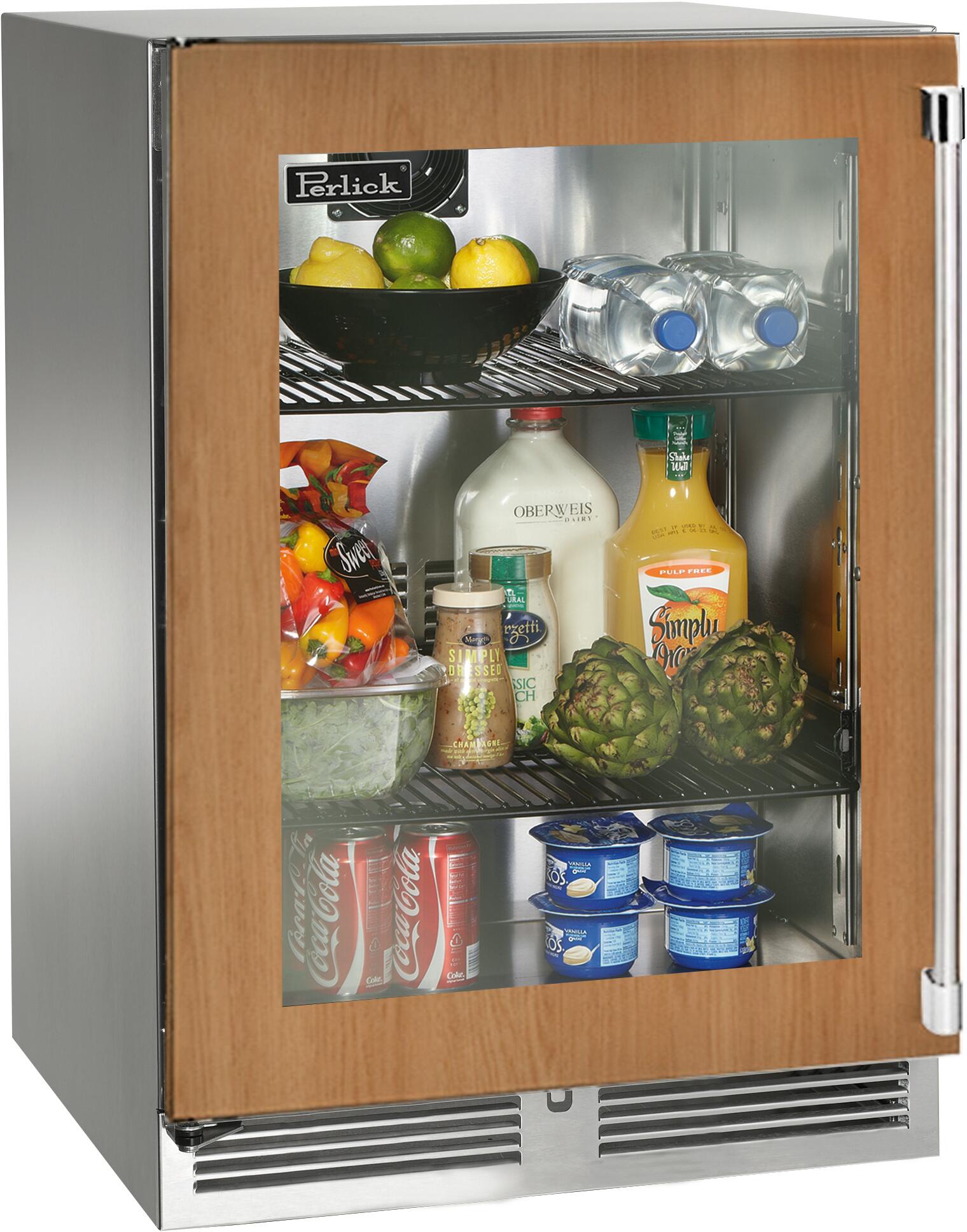 Perlick HP24RM44LL  Signature Series 24 Inch Built-In Counter Depth Compact Refrigerator