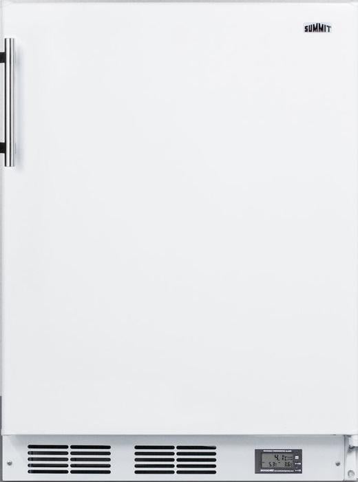 Summit BKRF661BIADA  24 Inch Counter Depth Compact Refrigerator, in White