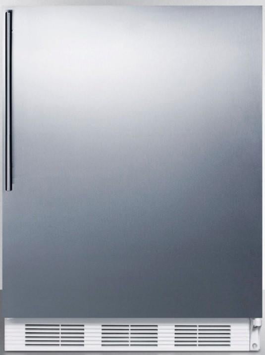 Summit CT661WSSHVADA  24 Inch Counter Depth Compact Refrigerator, in Stainless Steel