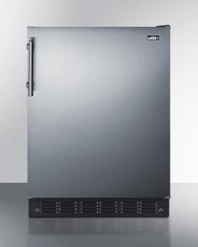 Summit FF6BK2SSADA 24 Inch Compact Refrigerator