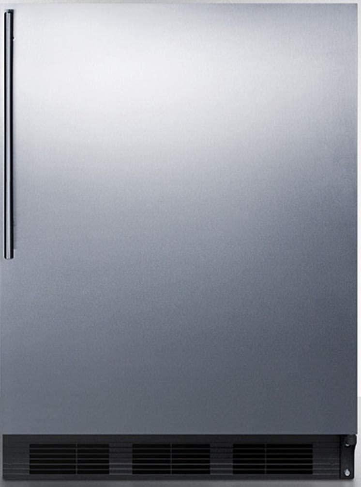 Summit FF7BKSSHV 24 Inch Compact Refrigerator