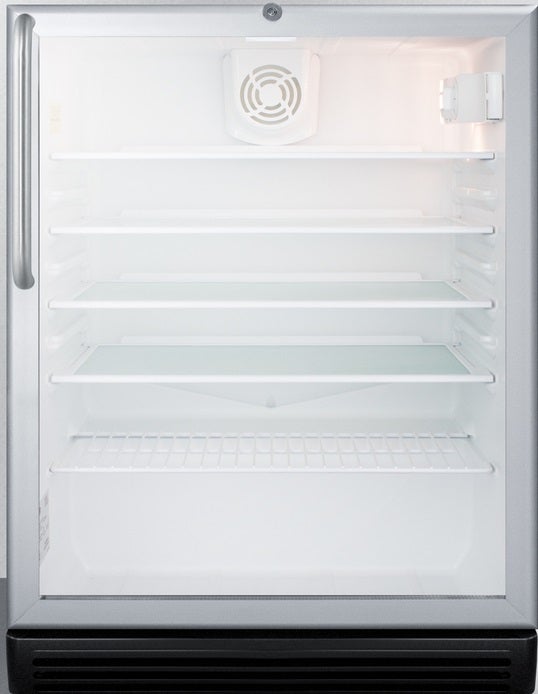 Summit SCR600BGLCSSADA 24 Inch Compact Refrigerator