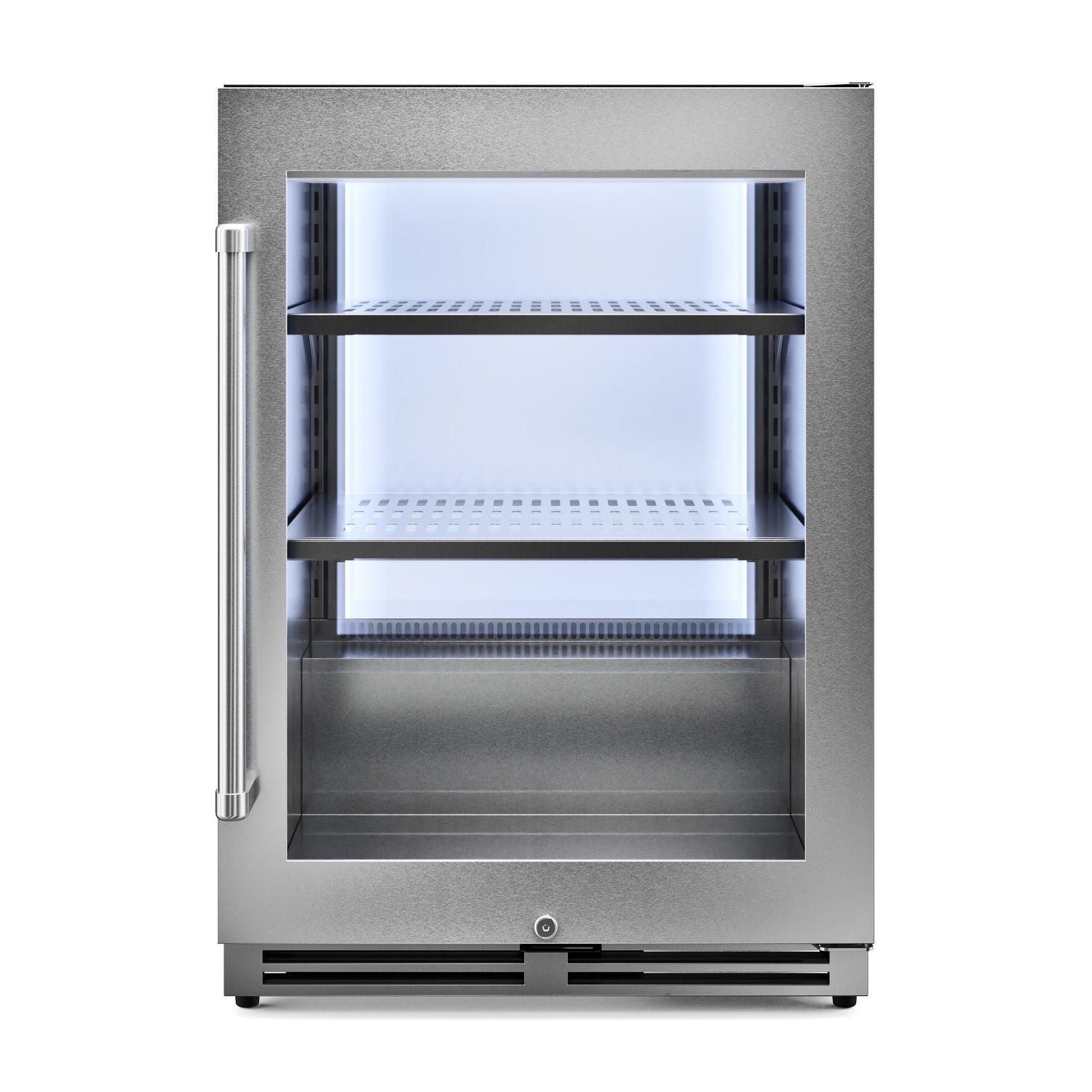 Thor TBR24U 24 Inch Undercounter Beverage Center: Stainless Stainless Steel