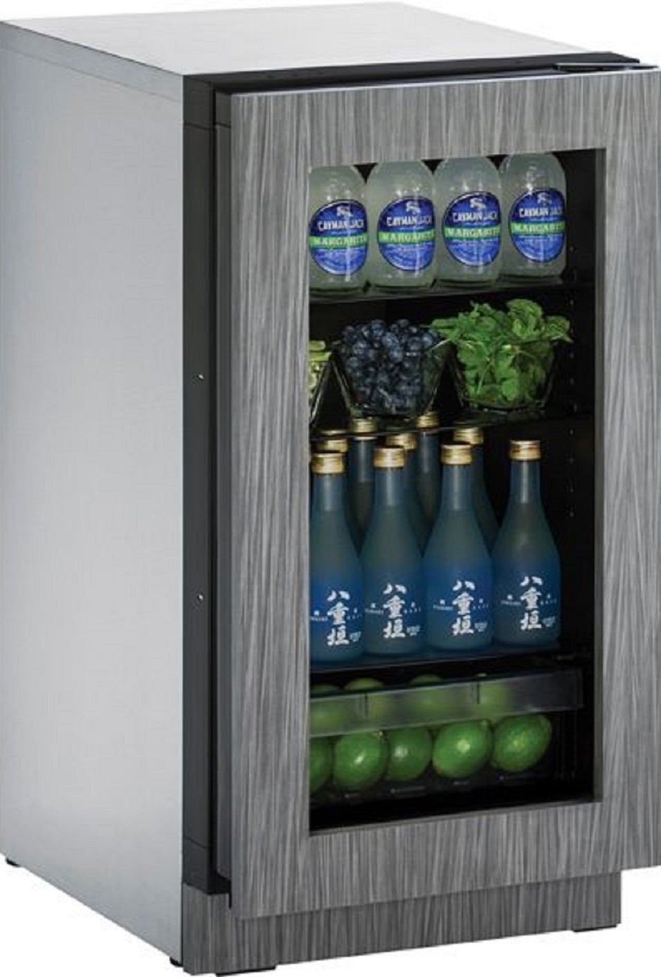 U-Line U2218RGLINT00B 2000 Series 18 Inch Built-In Compact Refrigerator
