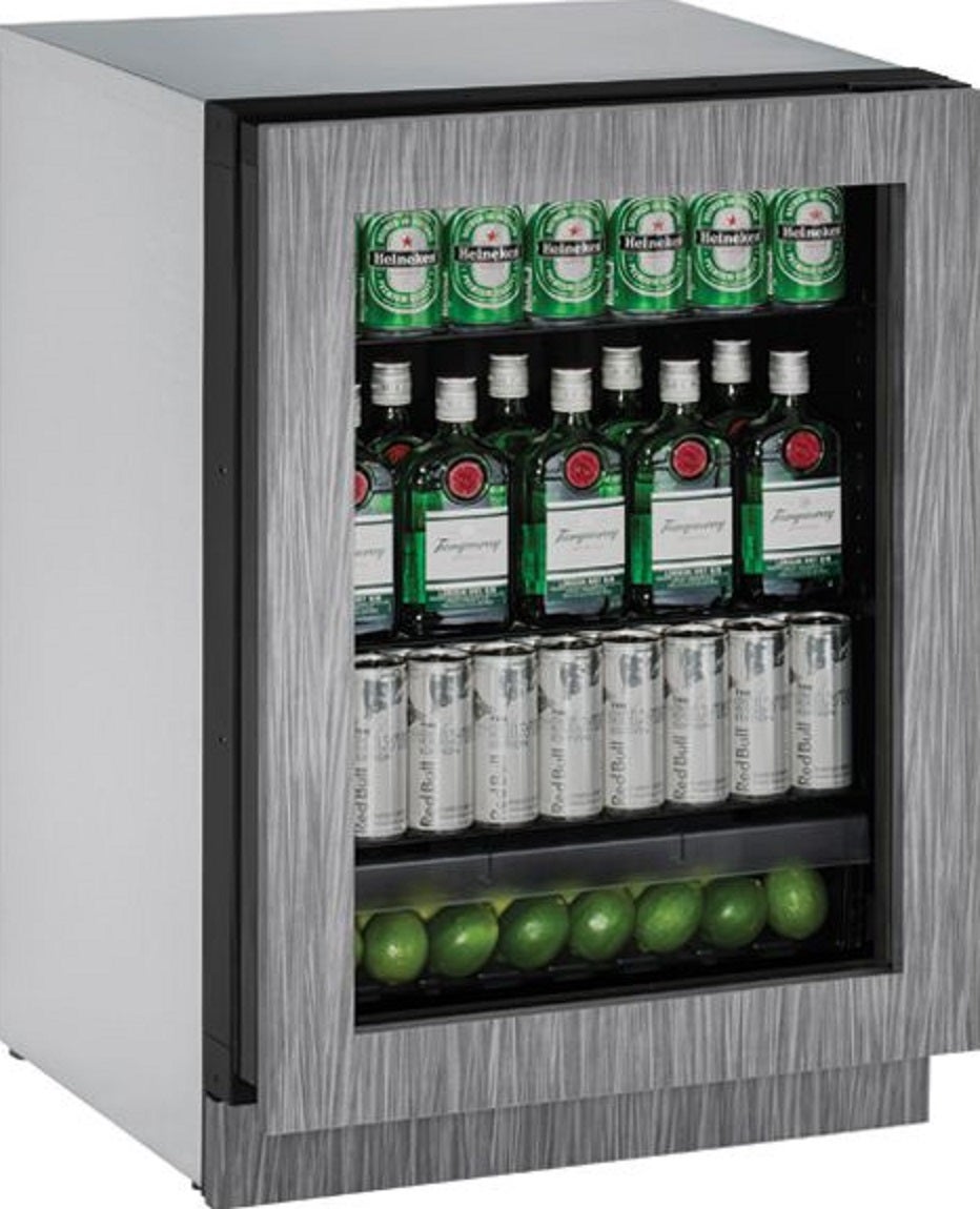 U-Line U2224RGLINT00B 2000 Series 24 Inch Built-In Compact Refrigerator