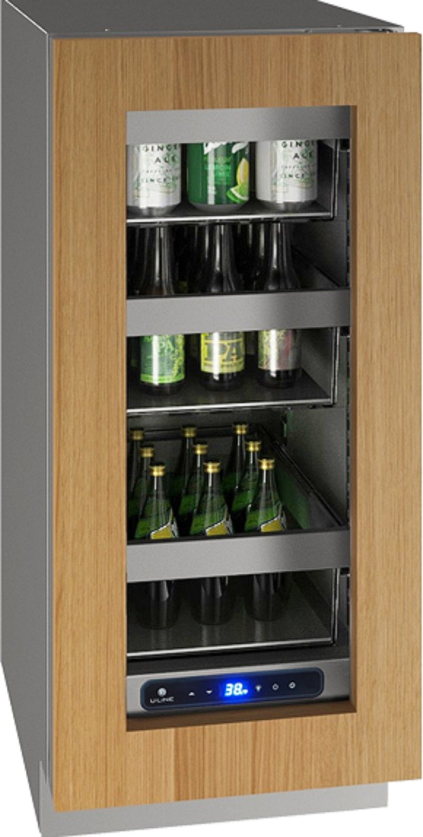 U-Line UHRE515IG01A 5 Class Series 15 Inch  Compact Refrigerator