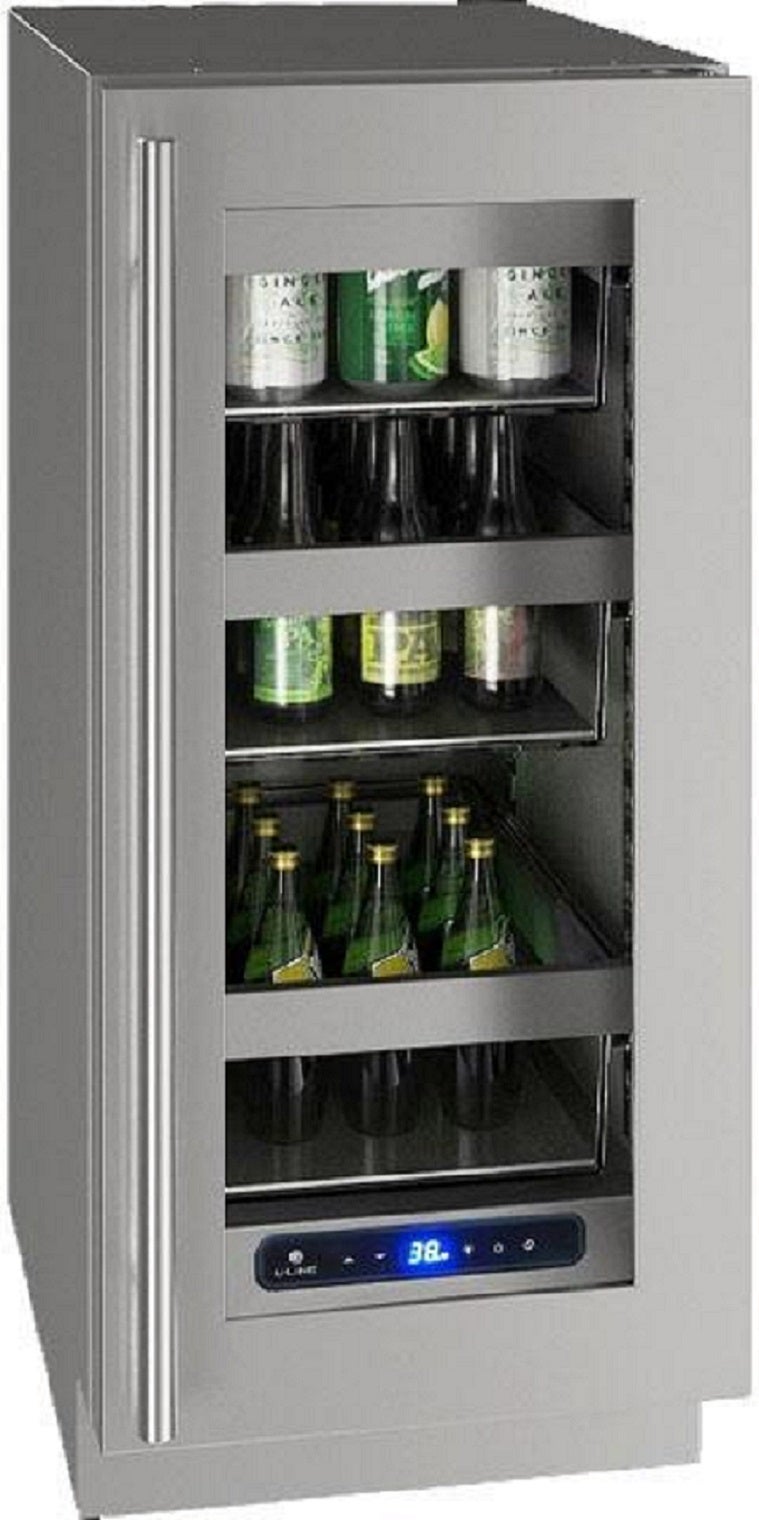 U-Line UHRE515SG01A 5 Class Series 15 Inch  Compact Refrigerator