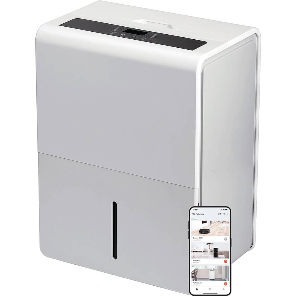 TCL 50 Pint Smart Dehumidifier Perfect for areas up to 4,500 sq. ft.