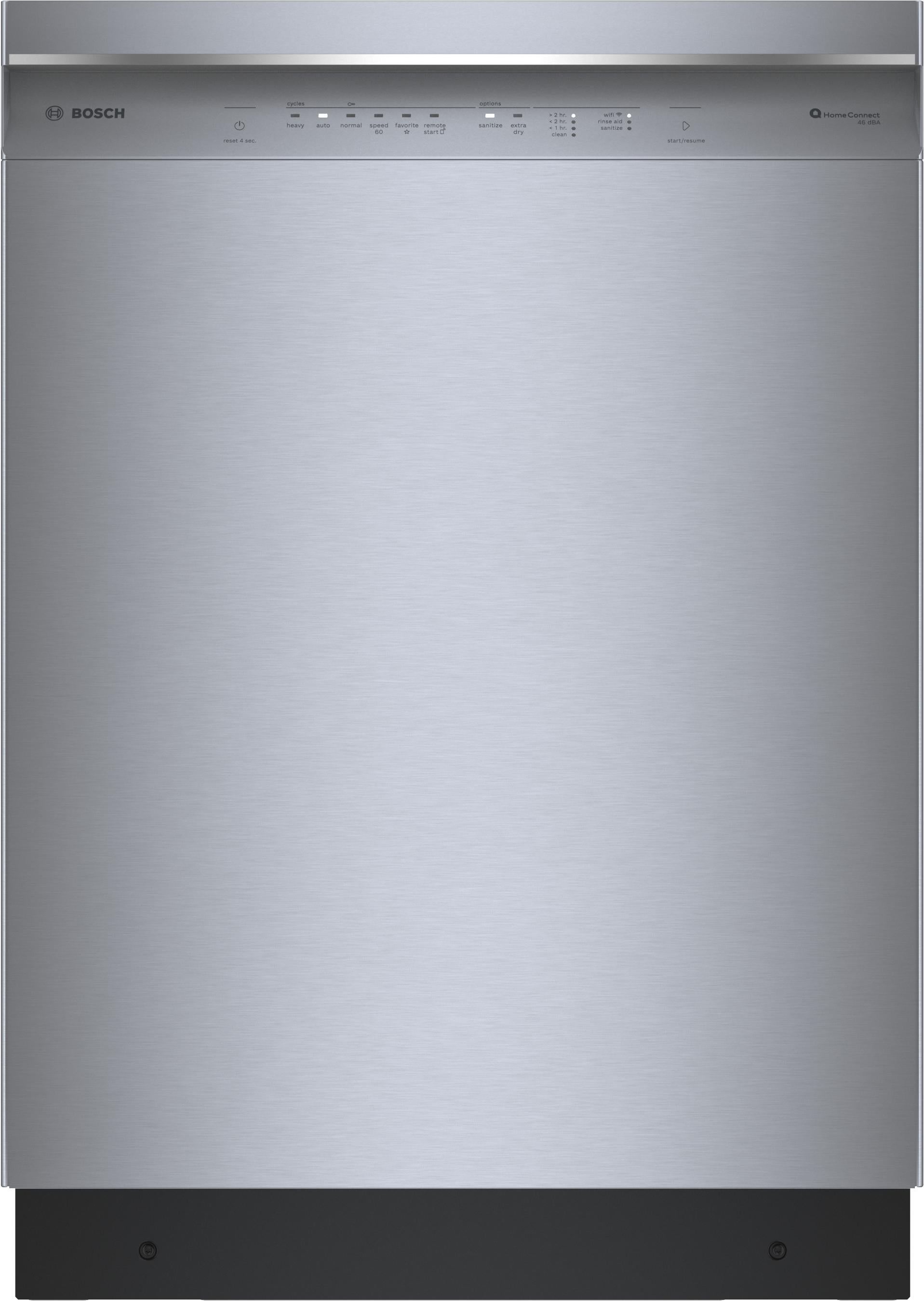 Bosch SHE53CE5N 300 Series 24 Inch Stainless Steel Built-In Full Console Dishwasher