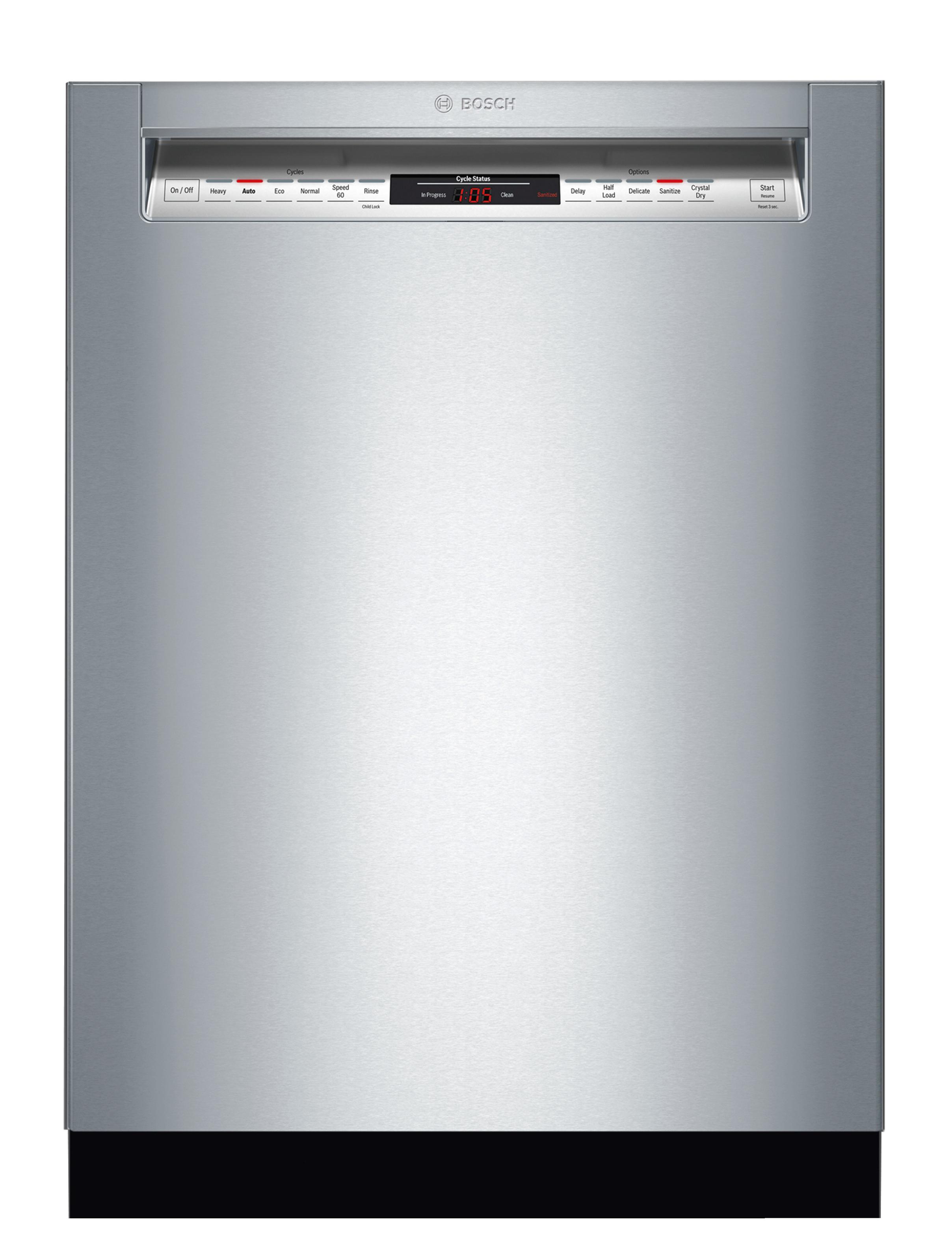 Bosch 800 Series 24 Inch Built In Full Console Dishwasher