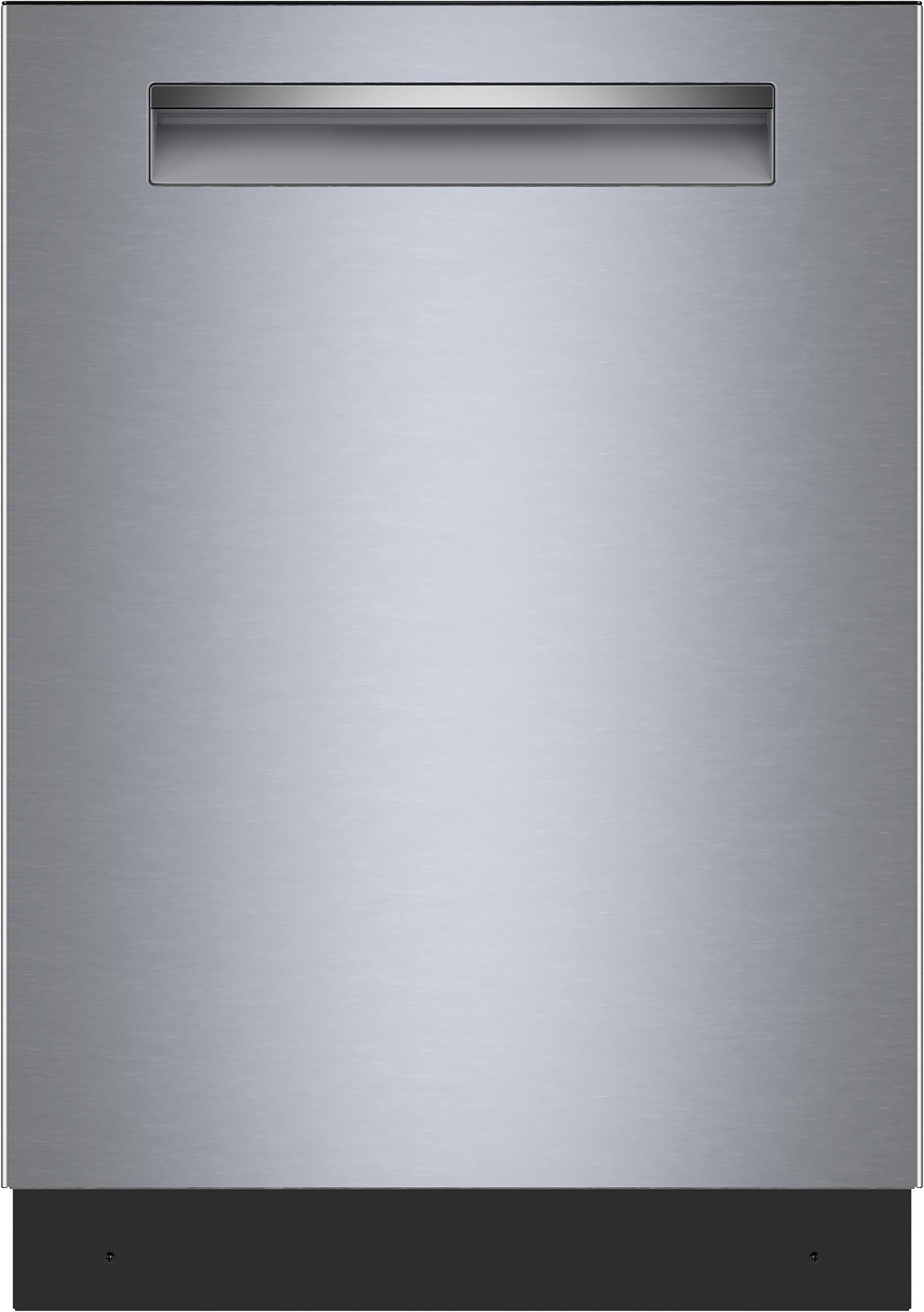 Bosch 24 Inch Fully Integrated Built-In Smart Dishwasher with 16 Place Setting Capacity, 7 Wash Cycles, Standard 3rd Rack, 44 dBA Noise Level, Zone Wash, AutoAir®, Home Connect™, RackMatic®, 24/7 AquaStop®, NSF® Certified and ENERGY STAR® Certified: Stainless Steel, Pocket Handle