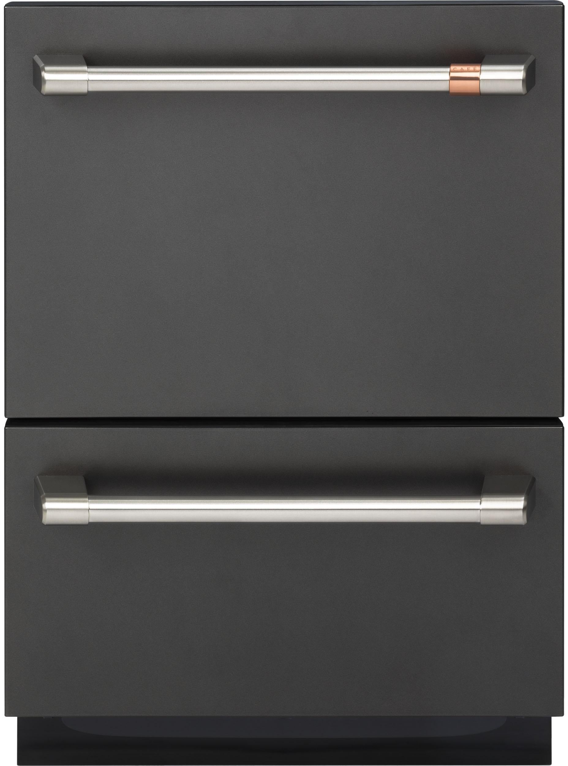 Cafe CDD420P3TD1 Customizable Professional Collection Series 24 Inch Matte Black Drawer Fully Integrated Dishwasher