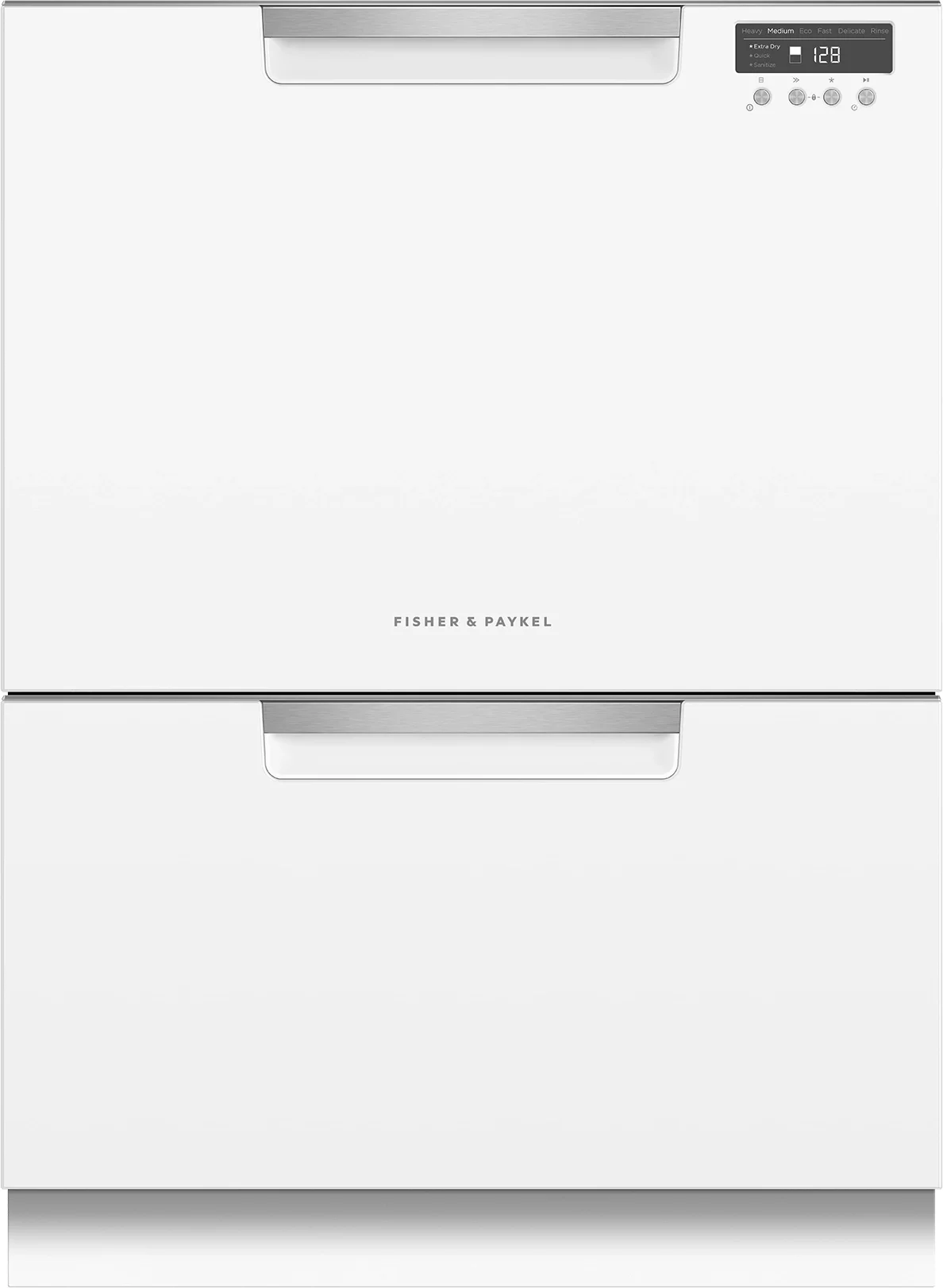 Fisher Paykel DD24DCTW9N 24 Inch White Drawer Full Console Dishwasher
