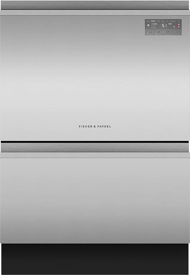 Fisher Paykel DD24DT2NX9 Contemporary Series 24 Inch Stainless Steel Drawer Full Console Dishwasher